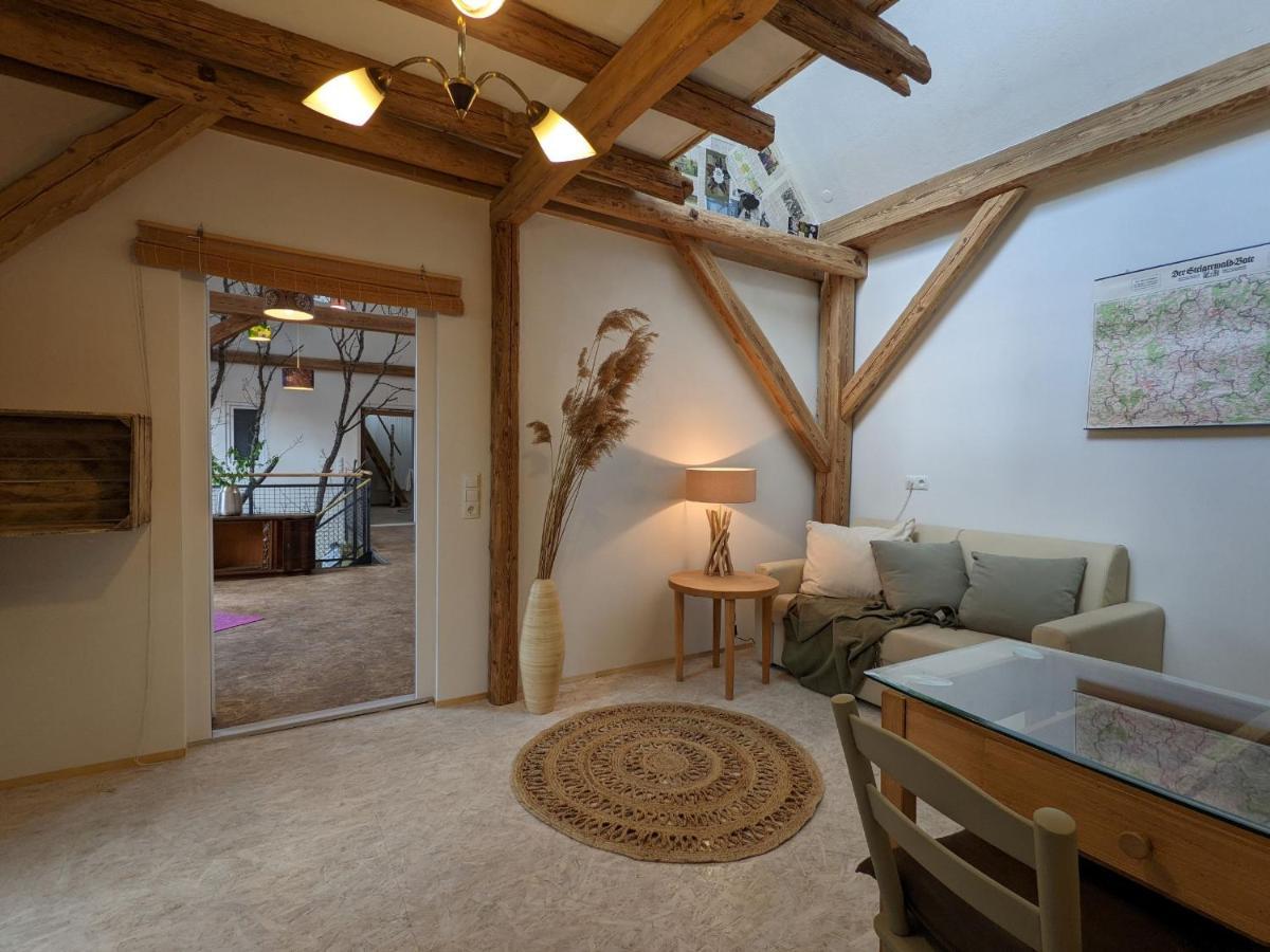 Schlafstaelle Apartment Geusfeld ภายนอก รูปภาพ