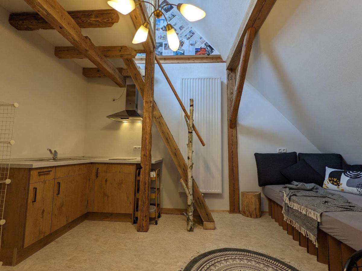 Schlafstaelle Apartment Geusfeld ภายนอก รูปภาพ